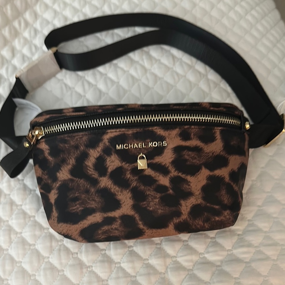 Michael Kors Animal Print Belt Bag